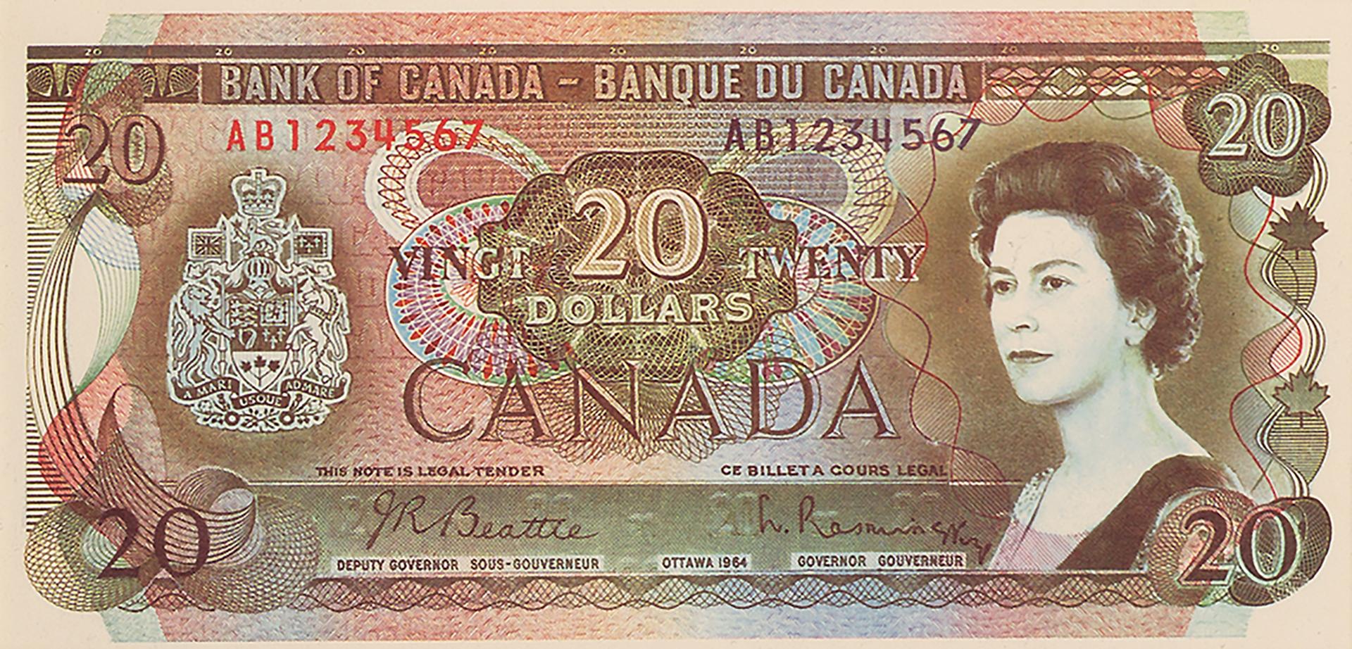 Diaporama de dix modèles de billets de banque dessinés à la main et aux illustrations différentes.