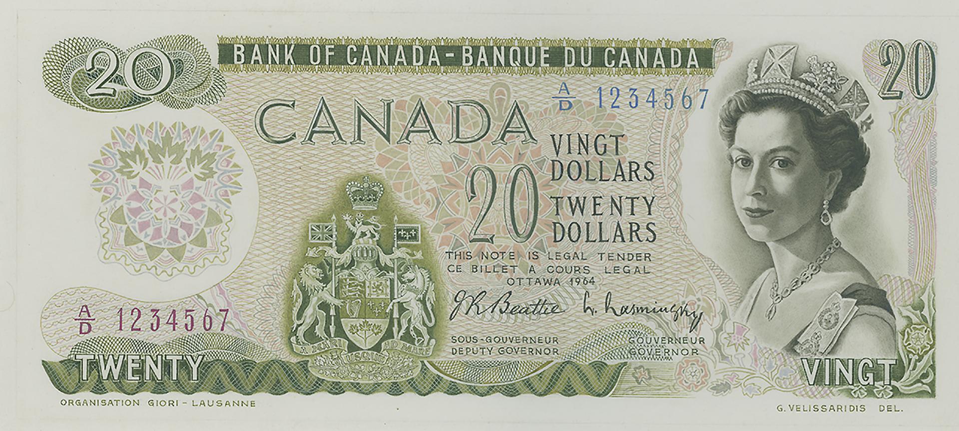 Diaporama de dix modèles de billets de banque dessinés à la main et aux illustrations différentes.