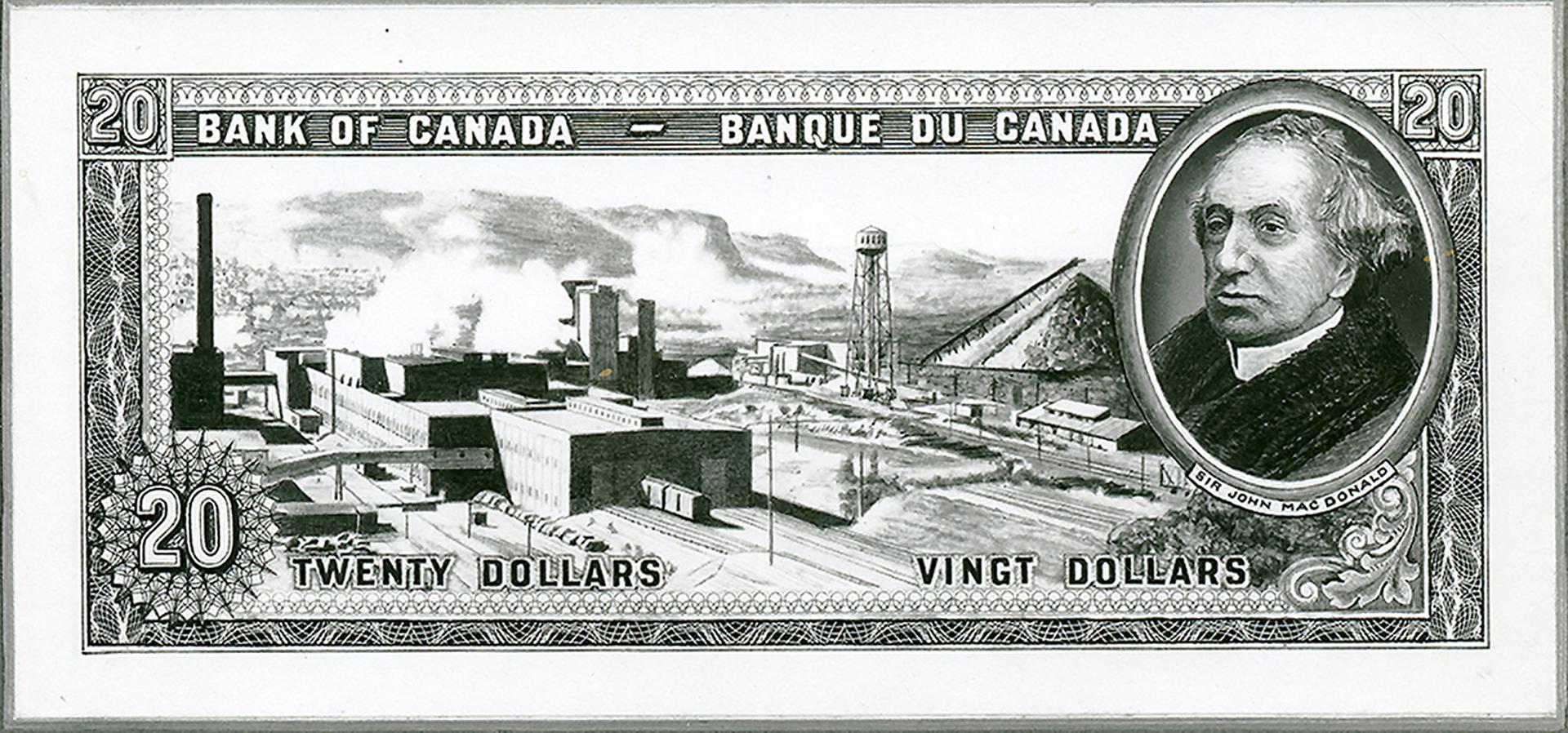Diaporama de dix modèles de billets de banque dessinés à la main et aux illustrations différentes.