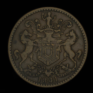 Canada, R. & I.S. Rutherford, 1/2 penny : 1841