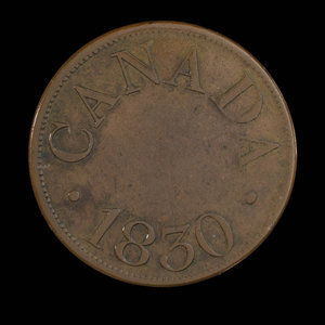 Canada, Duncan & Company, 1/2 penny : 1830