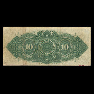 Canada, Banque Nouvelle-Écosse, 10 dollars : 2 janvier 1917