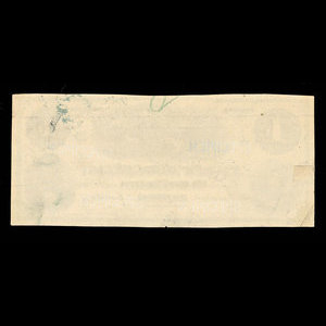 Canada, Banque d'Hochelaga, 4 piastres : 2 juillet 1877