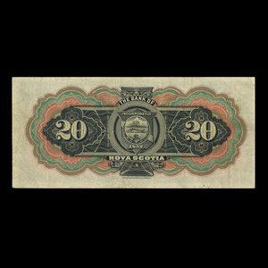 Canada, Banque Nouvelle-Écosse, 20 dollars : 2 janvier 1903