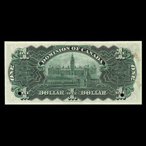 Canada, Dominion du Canada, 1 dollar : 3 janvier 1911