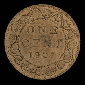 Canada, Édouard VII, 1 cent : 1903