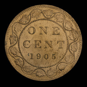 Canada, Édouard VII, 1 cent : 1905