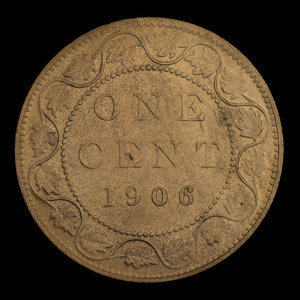 Canada, Édouard VII, 1 cent : 1906