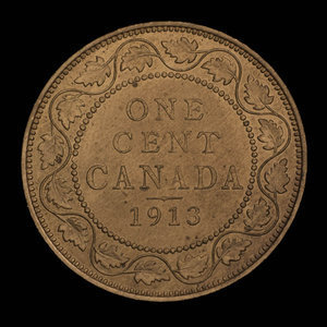 Canada, Georges V, 1 cent : 1913