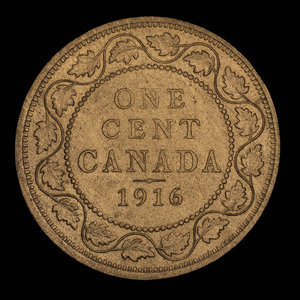 Canada, Georges V, 1 cent : 1916