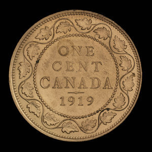 Canada, Georges V, 1 cent : 1919