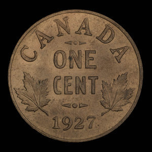 Canada, Georges V, 1 cent : 1927