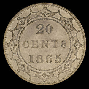 Canada, Victoria, 20 cents : 1865