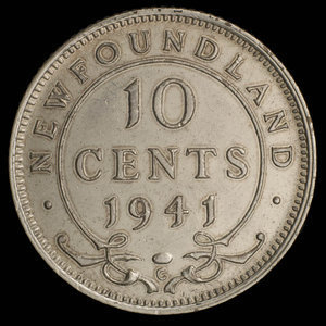 Canada, Georges VI, 10 cents : 1941