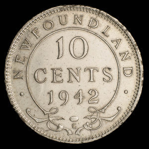 Canada, Georges VI, 10 cents : 1942