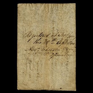 Canada, Compagnie de la Baie d'Hudson, 5 shillings : 1840