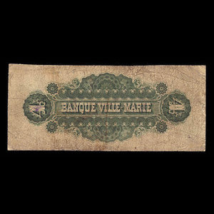 Canada, Banque Ville-Marie, 4 dollars : 2 janvier 1873