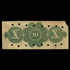Canada, St. Stephen's Bank, 10 dollars : 1 février 1892