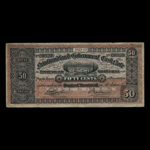 Canada, Gouvernement de Terre-Neuve, 50 cents : 1912