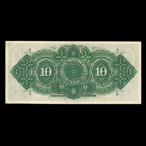 Canada, Banque Nouvelle-Écosse, 10 dollars : 2 janvier 1917