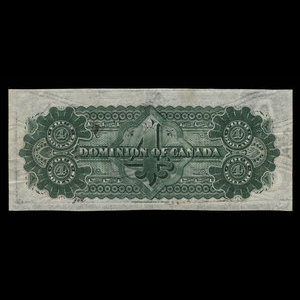 Canada, Dominion du Canada, 4 dollars : 1 mai 1882