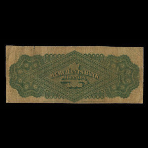 Canada, Merchants Bank of Canada (The), 4 dollars : 2 mai 1870