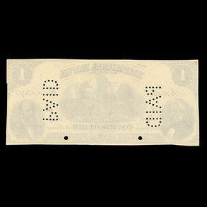 Canada, Imperial Bank of Canada, 4 dollars : 1 mars 1875