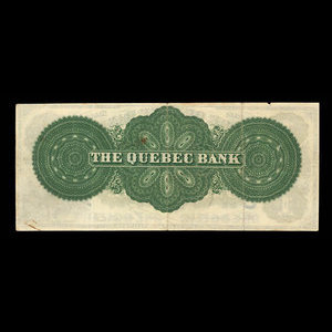 Canada, Banque de Québec, 1 dollar : 2 janvier 1863