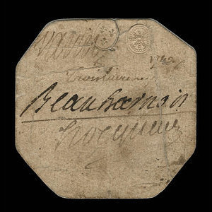 Canada, Administration coloniale française, 3 livres : 1742