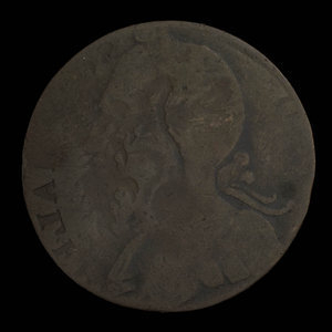 Canada, inconnu, 1/2 penny : 1838