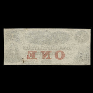 Canada, Bank of Clifton, 1 dollar : 1 octobre 1859