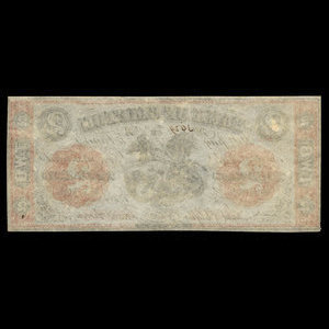 Canada, Bank of Clifton, 2 dollars : 1 septembre 1861