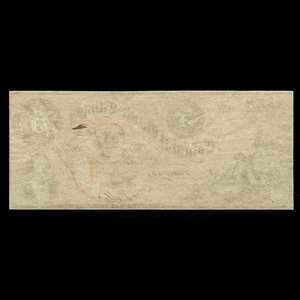 Canada, Colonial Bank of Canada, 5 dollars : 14 juin 1859