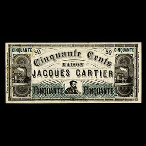 Canada, Maison Jacques Cartier, 50 cents : 1915