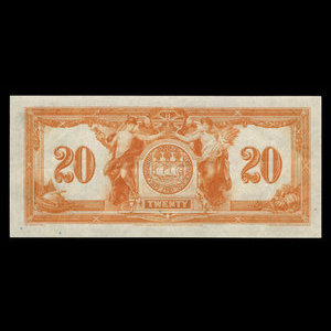 Canada, Canadian Bank of Commerce, 20 dollars : 2 janvier 1917