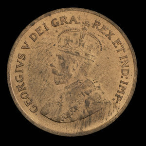 Canada, Georges V, 1 cent : 1935