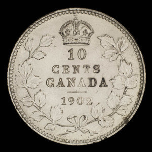 Canada, Édouard VII, 10 cents : 1902