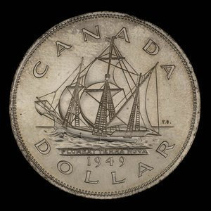 Canada, Georges VI, 1 dollar : 1949
