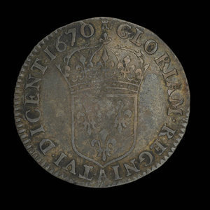 France, Louis XIV, 5 sols : 1670