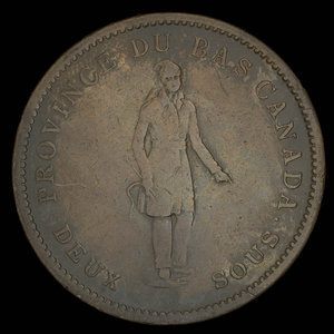 Canada, Banque du Peuple (People's Bank), 1 penny : 1837