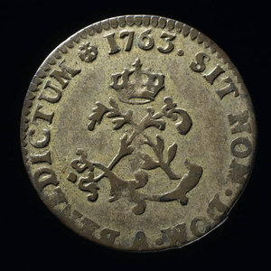 France, Louis XV, 2 sous : 1763