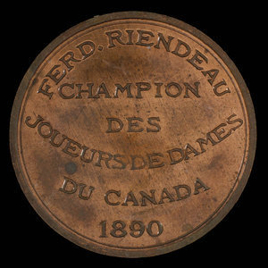 Canada, Club d'Échecs et de Dames Canadien Français de Montréal, aucune dénomination : 1891