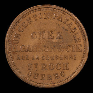 Canada, Maison Jacques Cartier, 1 cent : 1915