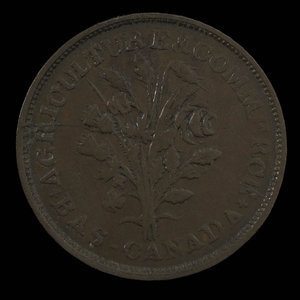 Canada, Dexter Chapin, 1 sou : 1838