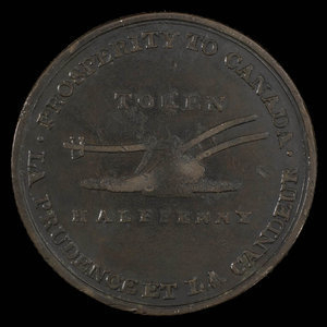Canada, Lesslie & Sons, 1/2 penny : 1828