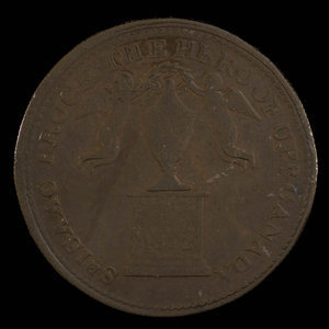 Canada, inconnu, 1/2 penny : 1816