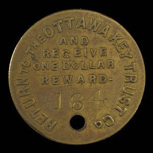Canada, Ottawa Key Trust Company, aucune dénomination : 1895