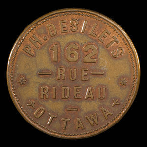Canada, Ph. Desilets, aucune dénomination : 1895