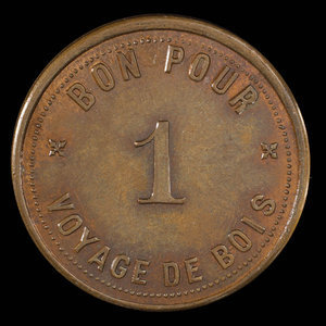 Canada, Elie Renaud (père), 1 voyage, bois : 1890