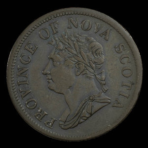 Canada, Province de la Nouvelle-Écosse, 1 penny : 1832